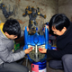 Illustration for article titled Father And Son Build Giant Transformersi /iOut Of Used Car Parts